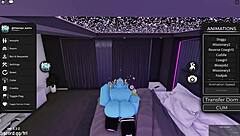 Roblox furry gay character in steamy oral action scene