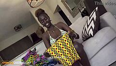 gorgeous african model tricked into hardcore sex at photoshoot