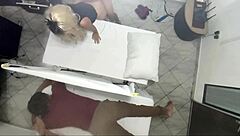 Real video of masseur fucking wife next to cuckold husband