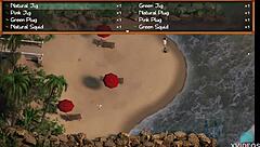 Horny milf sucks cock in treasure of nadia adventures on tropical island!