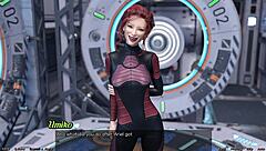 Asian milf scientist says, Check out my huge tits in this space project!