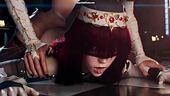 Futa nun seduces and fucks in 3D animated cartoon