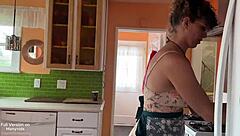 Stepmother helps stepson with performance anxiety in front of friends