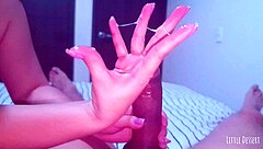 Step sister gives prostate massage to her college neighbor