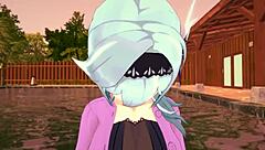 Eula’s pool scene in Genshin Impact Part 1