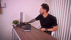 distracted secretary mollysmithx fucks hard with her boss in the middle of the work day juan bustos office