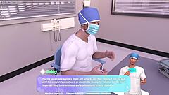 3D game of mature MILF's gyno exam and orgasm