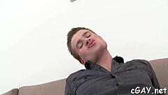 Sophisticated Homosexual Hunk Receives Slutty Blowjob