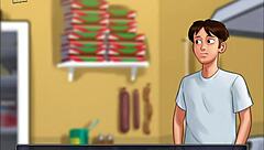 Summertime saga episode 123 with hentai cartoon anime erotic scenes