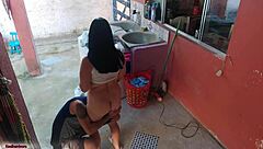 Brazilian maid couldn’t resist my hard cock after boss left