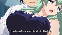 Erotic Anime Scenes with Monster Cock in Gakuen de Jikan Part 2