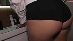 Boy pounds cute girl's tight ass then feeds huge cock to hot stepmom!