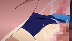 Erotic Anime Scenes with Monster Cock in Gakuen de Jikan Part 2