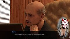 Office Secretary with Huge Boobs Teases Playfully - Fox