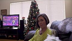 Spending christmas with friend's hot mom in pov