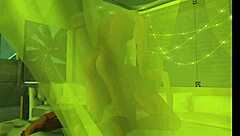 Lazy creamy doggy style action