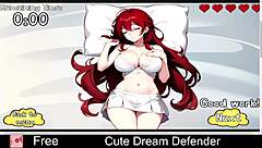 Cute Dream Defender In Erotic Anime Game