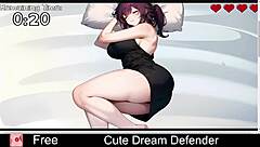 Cute Dream Defender In Erotic Anime Game