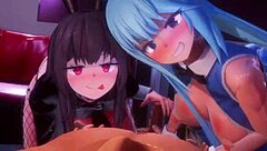 Konosuba Cowgirl Compilation Features Hot Anime Babes Riding to Climax
