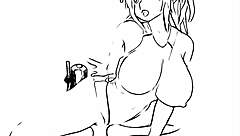 Discussing Takaoka Mizuki from Mizugi Kanojo The Animation beer server version by Okayama Figure Engineer