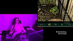 Big beautiful woman plays Blackmoor Manor on the naked gaming channel