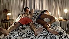 hell yeah, cousins jerking off then banging sideways hard