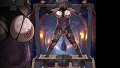 Destined damsel in distress full gallery in USA hentai game