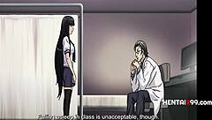 old teacher fucks naive lesbian students to convert them!