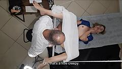 horny patient cums hard during wild gyno exam fingering