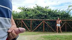 Redhead Catches Guy Masturbating On Street