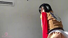Mikasa Nudist Spends Quality Time with Eren Yeager's Monster Cock