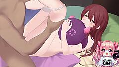 Red hair beauty gets fucked in missionary position and filled with cum in anime porn