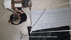 horny patient cums hard during wild gyno exam fingering