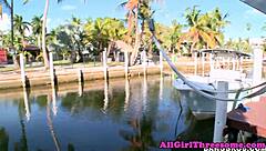 Ginger Dyke Queens Babe Engages In Face Sitting Threeway With Redhead Lesbians In Kitchen