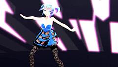 Hatsune Miku in future: Anime porn with big tits