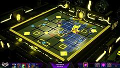 Mature woman rides in kitchen backstage scene