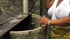 Feeling The Rush As Bitch With Massive Tits Gets Helped And Fucked Hard Outdoors