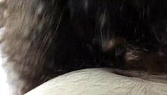 pretty pawg giving a long blowjob until he cums in her mouth