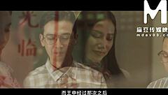 Modelmedia Asia - Young 18+ Bride Bai Jie Enjoys Passionate Newlywed Action.