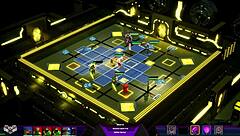 Mature woman rides in kitchen backstage scene