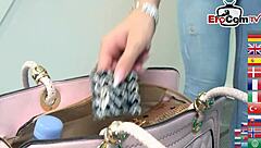 Hey, that skinny brunette teen picked up for sex and got a mouth cumshot