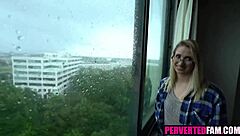Step-sister goes wild on vacation and enjoys herself to the fullest