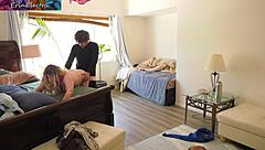 Stepmom and Stepson Go Wild in Bedroom Frenzy!