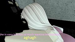 Big tits and ass fucking with bukkake cream on anime porn video