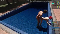 Fantasies of a redhead: Best friend's dad's hairy love making