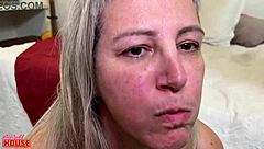 Milf says, Honey, watch me get fucked in this wild orgy on video call