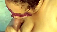 Hairy Slut Worships Huge Tits and Ass in Lingerie Anal Play