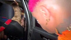 I hung out in the shopping parking lot with the girls