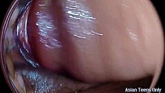 A big cock penetrates a big pussy in an espionage style