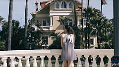 Petite teen 18+ bangs big dick neighbor doggystyle, so hot!